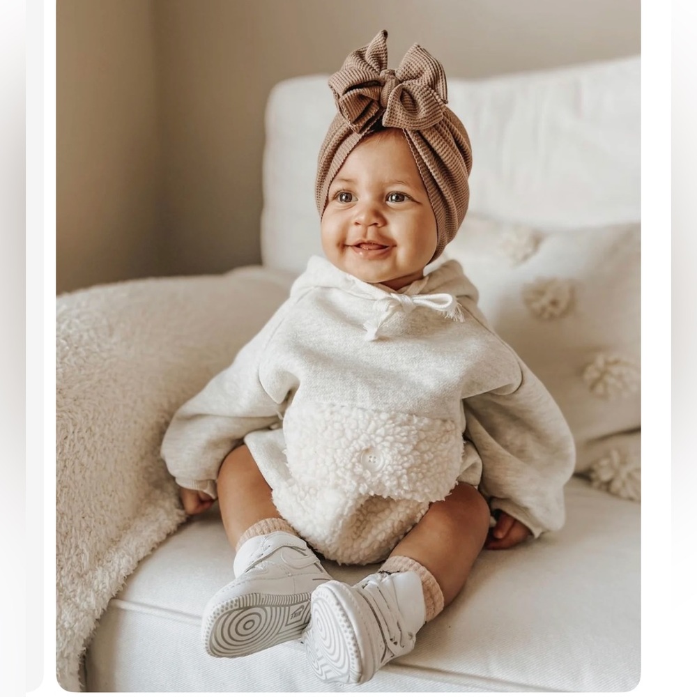 BUNNY KNOTS headwraps neutral color SET OF THREE